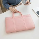 Waterproof A4 Document Bag Laptop Briefcases for Office Travel