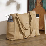 Big Canvas Tote Bag for Women Casual Shoulder Handbag School Teen Ladies