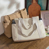 Big Canvas Tote Bag for Women Casual Shoulder Handbag School Teen Ladies