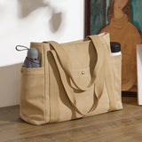 Big Female Canvas Tote Bag for Women School Teens Ladies