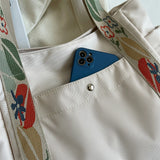 A4 Large Canvas Tote Bag for Women