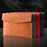 A4 PU Leather Business File Folder Large-capacity Organizer