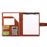 A4 Size Travel Notebook Composition Book Holder Case Brown