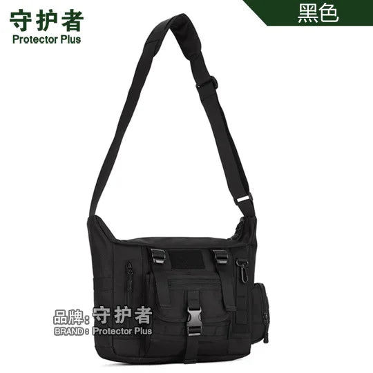 Nylon Waterproof Messenger Bag for iPad & 14-inch Laptop