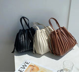 Women's Stripes Shoulder Bag PU Handbag