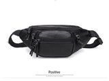 Large Capacity Travel Fanny Pack For Women Designers Leather Female Waist Bag