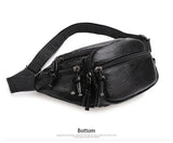 Large Capacity Travel Fanny Pack For Women Designers Leather Female Waist Bag