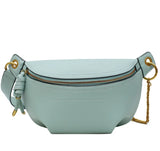 Designer Leather Waist Belt Bag for Women Large Capacity Chest Bag