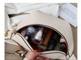 Designer Leather Waist Belt Bag for Women Large Capacity Chest Bag