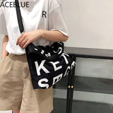 Canvas Crossbody Purse Large Capacity Shoulder Bag for Women