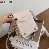 Mini PU Leather Crossbody Bag for Women Rivets Shoulder Handbag and Purse