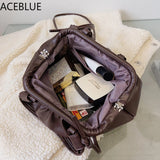 Pleated Cloud Underarm Handbag Sac A Main