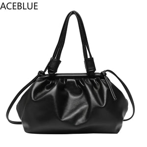 Pleated Cloud Underarm Handbag Sac A Main