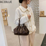 Pleated Cloud Underarm Handbag Sac A Main