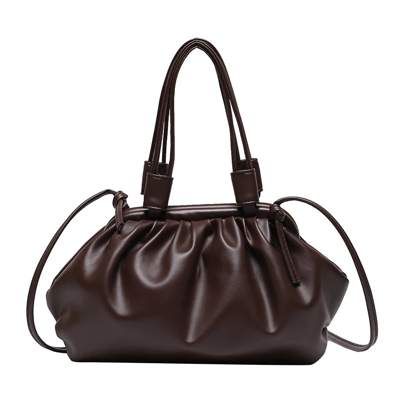 Pleated Cloud Underarm Handbag Sac A Main