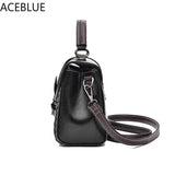 Vintage PU Leather Shoulder Bag For Women Crossbody Bag