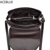 Vintage PU Leather Shoulder Bag For Women Crossbody Bag