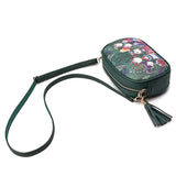 PU Leather Crossbody Bag Tassel Shoulder Handbag Girl Sac Femme