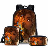 African Girls Printing Schoolbag for Teenager Girls and Boys