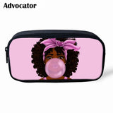 Art African Girls Backpacks Set for School Girls