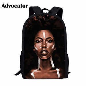 3pc African Girl Print School Bags Set for Girls Kids Backpack Boys Children