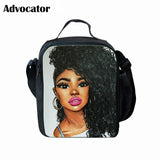 African Art Women Printing Backpack School Bag 3pcs/Set for Kids Girls