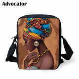 Art Afro Lady Girls School Bags Messenger Bags for Teenager
