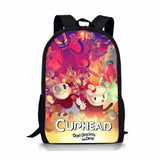Cuphead Print School Bags for Kids Backpack Gift