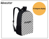 Alien Cartoon Pattern School Supplies Teenage Backpack