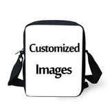 DJ Audio Electronic Guitar Print Mini Messenger Bag for Teenagers