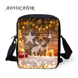 Christmas Santa Pattern Messenger Bag
