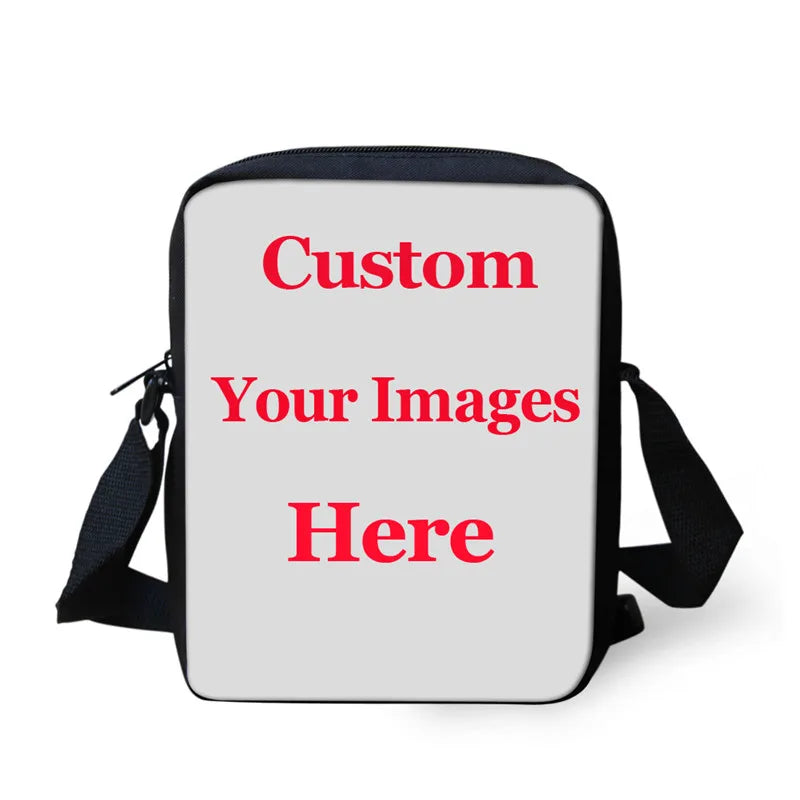 Christmas Santa Pattern Messenger Bag