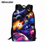 Galaxy Universe Space Backpack for Teenage Girls Boys Schoolbag