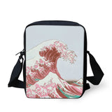 Wave Messenger Bags for Men, Male Wave Crossbody Bags