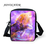 Women Mini Crossbody Bag Galaxy Animal Casual Messenger Bag Hip-Hop Shoulder Pur