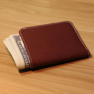 Handcrafted Cowhide Mini Wallet for Men
