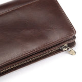 Men's Short Wallet Retro Oil Wax Leather Wallet