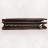 Men's Short Wallet Retro Oil Wax Leather Wallet