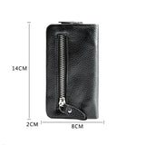 Men's Leather Large-Capacity Utility Key Collection Bag