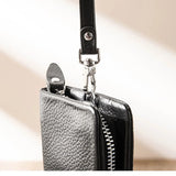Men's Leather Large-Capacity Utility Key Collection Bag