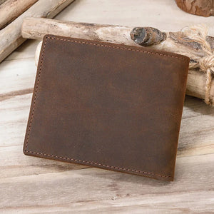 Men's Crazy Horse Leather Wallets