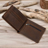 Men's Crazy Horse Leather Wallets