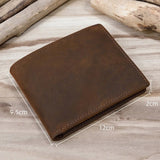 Men's Crazy Horse Leather Wallets