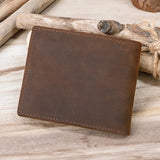 Men's Crazy Horse Leather Wallets