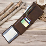Men's Crazy Horse Leather Wallets