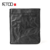 Men's Ultra-Thin Leather Clip Wallet