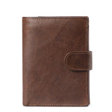 Retro Crazy Horse Leather Men's Wallet