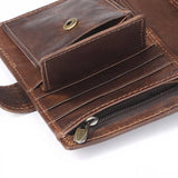 Retro Crazy Horse Leather Men's Wallet