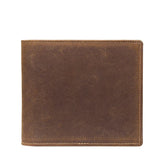 Crazy Horse Leather Wallet Men Short Wallet Multi-Card Holder