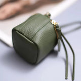 Cowhide Mini Coin Pocket Bag for Women